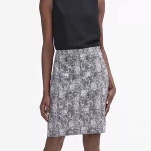 MM Lafleur "Noho" crackle skirt size 12 zipper side pencil